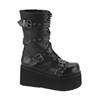 DemoniaCult - TRASHVILLE205 Platform Boots - Black Product image